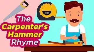 The Carpenter's Hammer Rhyme | English Nursery Rhymes | Animated Cartoon Rhymes | Amulya Kids