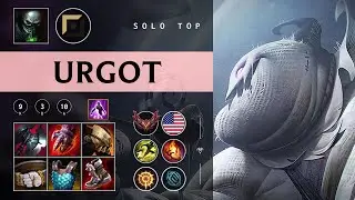 Urgot Top vs Gnar - NA Grandmaster Patch 26.01