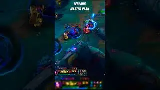 LEBLANC Vs ZED 1v1 OUTPLAY😈🔥#leagueoflegends #subscribe #lolmemes #lol #rage #zed #gaming #league