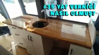 35 PİS SU DEPOSU VE MUTFAK TEZGAHINA YAT VERNİK UYGULAMASI -  MAHALLE ARASINDA KARAVAN YAPIYORUZ