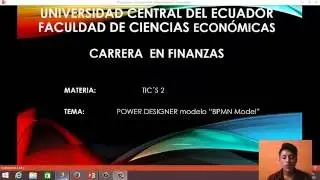 1  POWER DESIGNER modelo &ldquo;BPMN Model&rdquo;