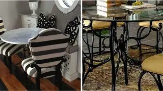 Wrought iron kitchen table