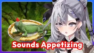 Zeta and Iguana food