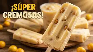 🤔 ¿Has probado las paletas de leche de nance más cremosas que existen? 🍨