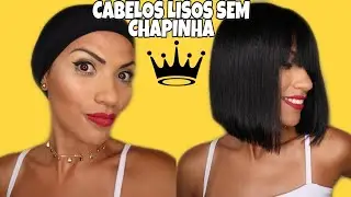 COMO COLOCAR TOUCA NERO SEM MARCAR EM CABELO CURTO COM FRANJA