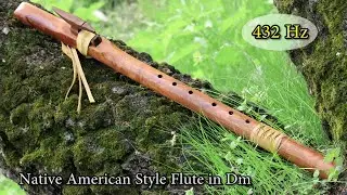 Native American Style Flute in D, 432 Hz