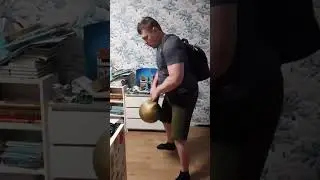 гиря 57 кг +рюкзак 36 кг
