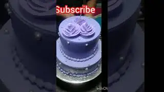 purple cake 🎂 Ali cake mistri#music  #cakedecorating #birthdaycake #cakedecoration #youtube