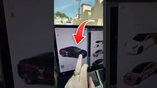 Новый цвет Tesla #tesla #автомобиль #роскошь