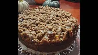 Pecan pie coffee cake كيكة الجوز