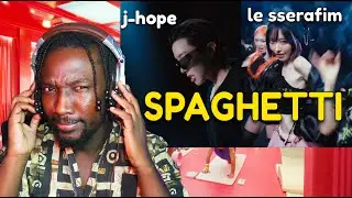 LE SSERAFIM 'SPAGHETTI (при участии Джей-Хоупа из BTS) | РЕАКЦИЯ