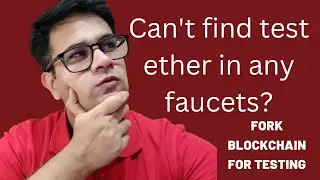 Faucet not working?! Fork blockchain with a local node for testing