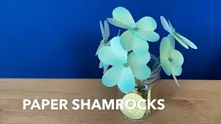 How to Make Paper Shamrocks for St. Patrick's Day