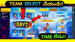 What Is Select Day 2 Team BPL MasterMind Event In Free Fire In Telugu | Booyah Premier League Live |