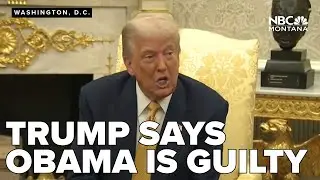 Trump says Obama is guilty, Clinton crooked as a $3 bill