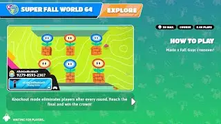 Fall Guys Mario level