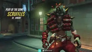 POTG! JUNKRAT ONE TRICK - CHRO! PROLIKECHRO JUNKRAT GAMEPLAY OVERWATCH SEASON 27 TOP 500