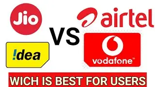 Jio vs Airtel vs Idea vs Vodafone Full Comparison, Wich is best network for all Users?