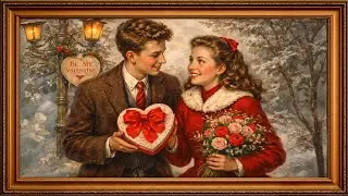 Valentines Pictures Digital Art With Frame (no music)