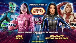 Skady y Kira vs Diamante y Shoko Nakajima ARENA M&Eacute;XICO 