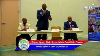Singer Island Civic Association Riviera Beach Candidate Forum 2/7/19