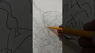 Zenithsu drawing with colour🤫🤫 #viral #demonslayer #animeart #anime #art #viralreels #phonkagressive