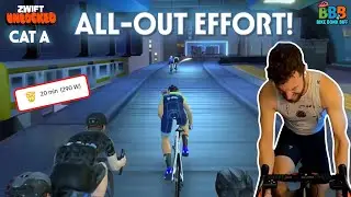 Электротормоз на полной скорости | Гонка на Zwift &ndash; Zwift разблокирован (категория A)