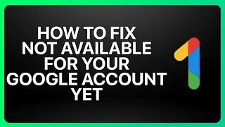 Как исправить ошибку &laquo;Google One пока недоступен для вашего аккаунта Google&raquo;: руководство