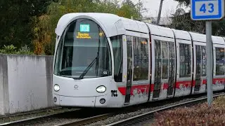 Tramway T3, T7 et Rhônexpress à Décines