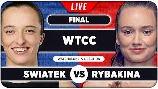 SWIATEK vs RYBAKINA • World Tennis Continental Cup 2025 • LIVE Tennis Watchalong