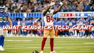 What Kendrick Bourne Said to Grant Cohn After the 49ers Beat the Rams