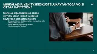 Webinaari: Kehityskeskustelut itseohjautuvuuden aikakaudella | Accountor