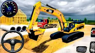 🚨 JCB City Road Construction Simulator 3D🚧 - Android Gameplay