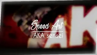 [FREE] Minecraft Banner Speed Up Art [AKA sensei] | Photoshop touch#09