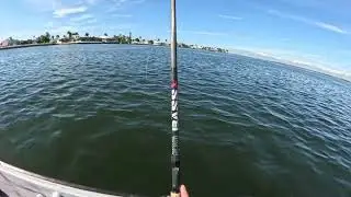 Fishing the bridge for sand trout for a fish fry 