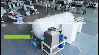 High frequency wood drying oven