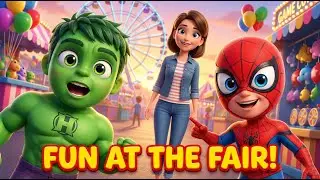 Kids Superhero Fair Song 🎡 | Funny Preschool Rhyme | Family Fun Cartoon