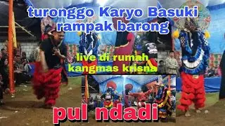 turonggo Karyo Basuki live di rumah kangmas krisna, part 1