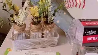 DIY Dollar Tree flower holder