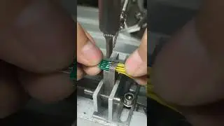 Solder 4 points at a time, solder quickly and well, saving effort, time and tin #shorts #shortvideo
