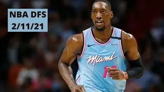 NBA DFS 2/11/21 | My Favorite Plays at PG, SG, SF, PF and C on Both FanDuel and Draft Kings