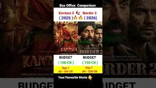 Border2 Box Office Collection, Sunny Deol, Rishabh shetti,bKantara Chapter1 Movie 7th Day Collection