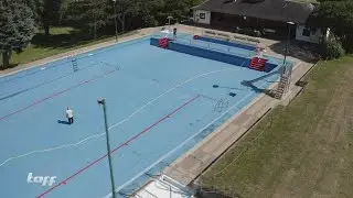 Das Freibad ohne Wasser - Wohin ist das Wasser verschwunden?!