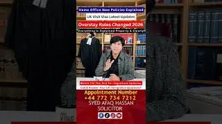 UK Visit Visa & Overstay Rules 2026 | Home Office New Updates | Full Explanation