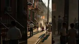 Walking Through the Bronx in 1977 - Summer Streets  AI Recreation #shorts
