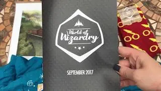 Harry Potter Subscription box unboxing by Geek Gear Box For September 2017