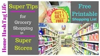 Indian Grocery Shopping List - 20 TIPS/TRICKS To Save Money | Home HashTag Life