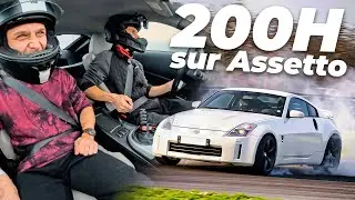 Z SYMULATORA NA TOR: Nasz PIERWSZY RAZ PRAWDZIWY DRIFT! (350Z i Assetto Corsa)