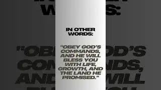 Deuteronomy 8:1#scriptureshorts  #directmessages #motivation #christianfaith#obediencetogod