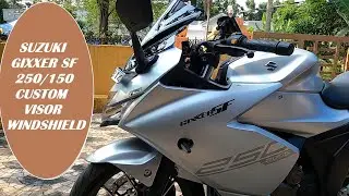 SUZUKI GIXXER SF250/150 CUSTOM VISOR / WINDSHIELD